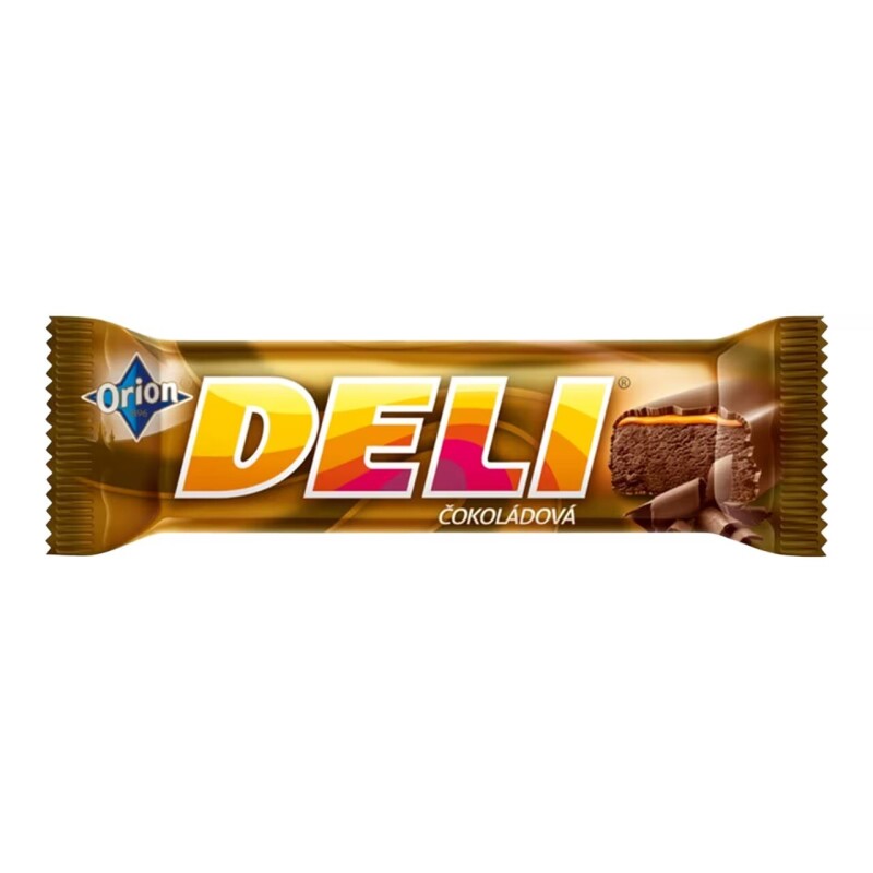 ORION DELI Čokoládová tyčinka s karamelem v hořké čokoládě 35g